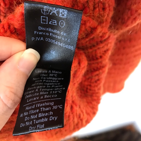 Alpha Studio orange sweater - Picture 6 of 9